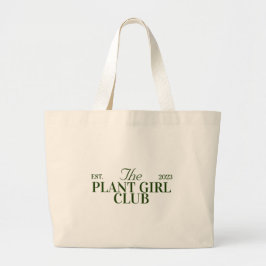 Grand Tote Bag soirée plante club à thème
