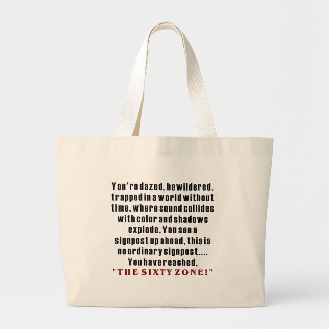Grand Tote Bag soixantième Anniversaire (Devant)