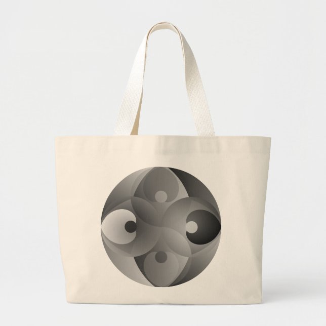 Grand Tote Bag Solde B/W par Kenneth Yoncich (Devant)