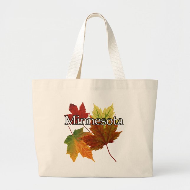 GRAND TOTE BAG SORTIE D'AUTOMNE À MINNESOTA (Devant)