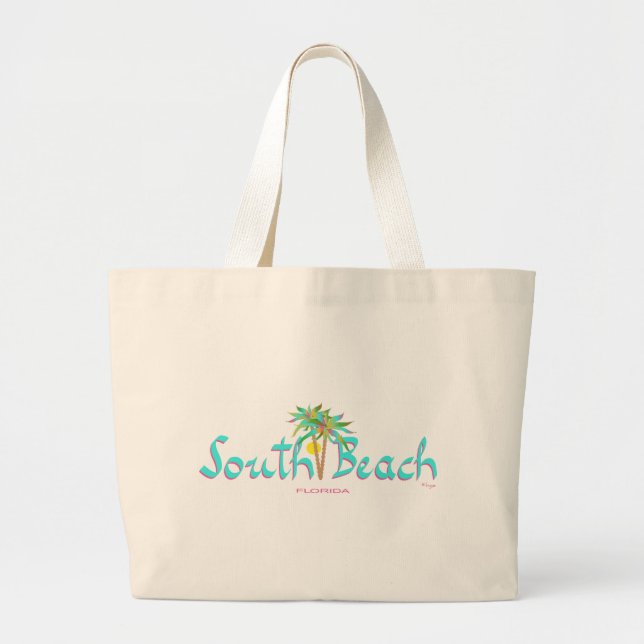 Grand Tote Bag South Beach Sun Miami (Devant)