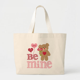 Grand Tote Bag Soyez le mien Valentine Teddy
