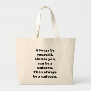 Grand Tote Bag Soyez Toujours Unicorne