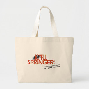 Grand Tote Bag Springer joyeux défini