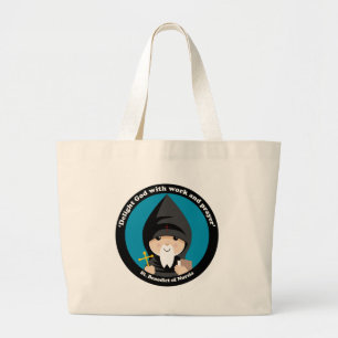 Grand Tote Bag St Benoît de Nursia