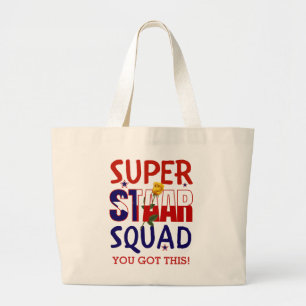 Grand Tote Bag Stade Texas Test Day Teacher Motivational