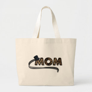Grand Tote Bag Steampunk Maman Gears et Top Hat