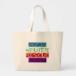 Grand Tote Bag Stérilisez l'amour neutre de délivrance