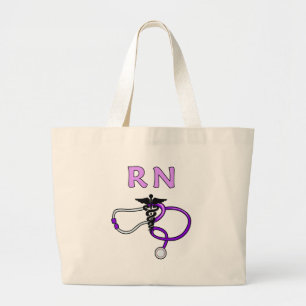 Grand Tote Bag Stéthoscope de RN de soins