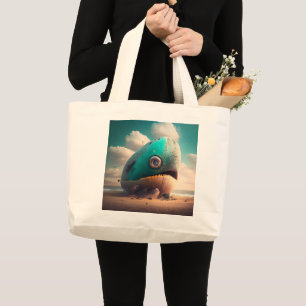 Grand Tote Bag Strange Whale
