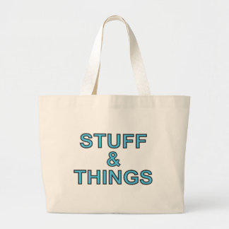 Grand Tote Bag Substance de lettres et éléphant Blocky