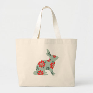 Grand Tote Bag Suivez la copie juste d'île de matrice d'Alice de