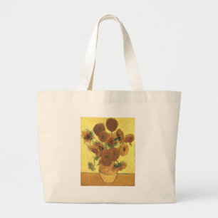 Grand Tote Bag Sunflowers par Van Gogh