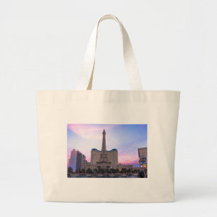 Grand Tote Bag Sunset Paris Las Vegas Tour Eiffel Fake