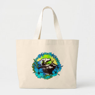 Grand Tote Bag Super Hawaiian Surfer 1960 Retro Graphic