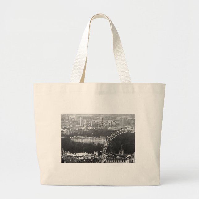 Grand Tote Bag Super ! Millennium Wheel Londres (Devant)