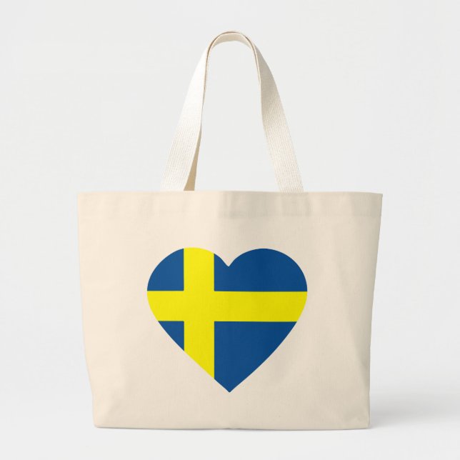 Grand Tote Bag svezia-heart. (Devant)