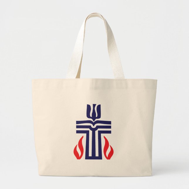 Grand Tote Bag Symbole presbytérien (Devant)