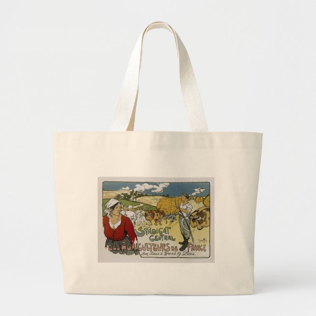 Grand Tote Bag Syndicat Central Des Agriculture De France (Devant)