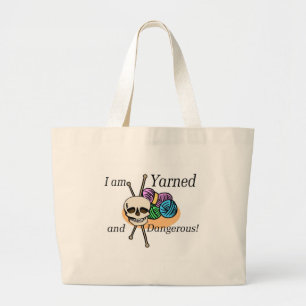 Grand Tote Bag T-shirts et cadeaux bavardés et dangereux