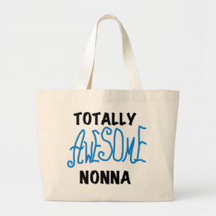 Grand Tote Bag T-shirts et cadeaux bleus totalement
