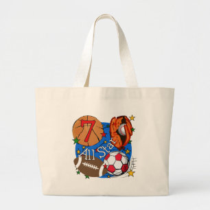 Grand Tote Bag T-shirts et cadeaux d'anniversaire de sports d'All