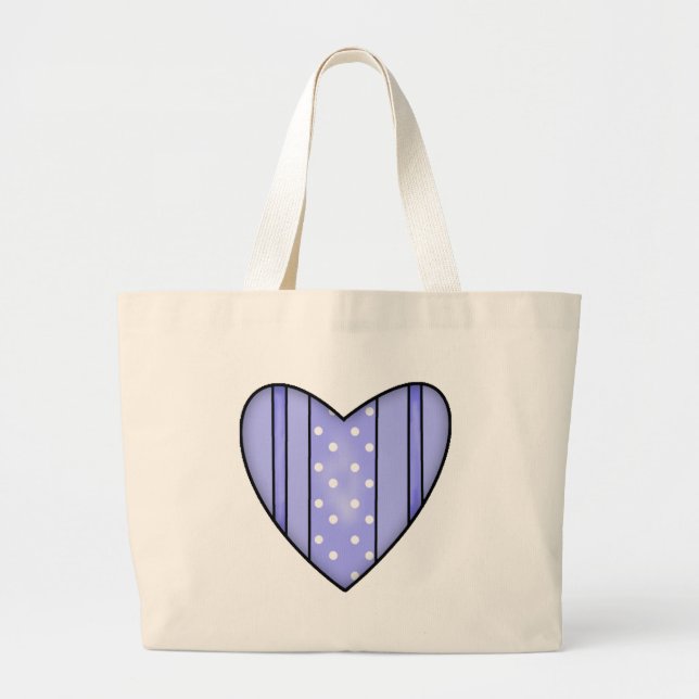 Grand Tote Bag T-shirts et cadeaux de coeur de Valentine (Devant)