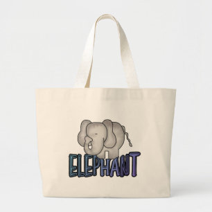 Grand Tote Bag T-shirts et cadeaux d'éléphant