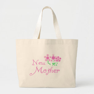 Grand Tote Bag T-shirts et cadeaux Mère Fleurs Roses