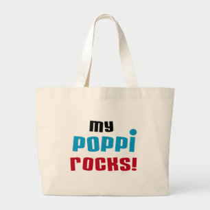 Grand Tote Bag T-shirts et cadeaux My Poppi Rocks