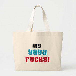 Grand Tote Bag T-shirts et cadeaux My Yaya Rocks