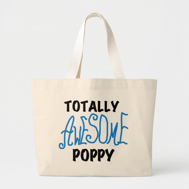 Grand Tote Bag T-shirts et GIfts Poppy absolument géniaux (Devant)