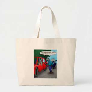 Grand Tote Bag T-shirts et tasses drôles Aardvark Conduite avec u