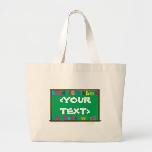 Grand Tote Bag Tableau de bord personnalisable,<YOURTEXT>