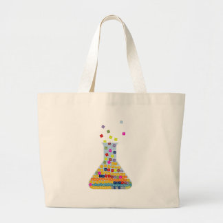 Grand Tote Bag Tableau périodique dans un becher