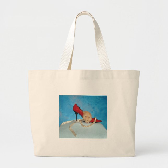 Grand Tote Bag Talon de rouge d'Izzy (Devant)