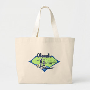 Grand Tote Bag Tandem Surfing Hawaiian Beach Bags & Totes