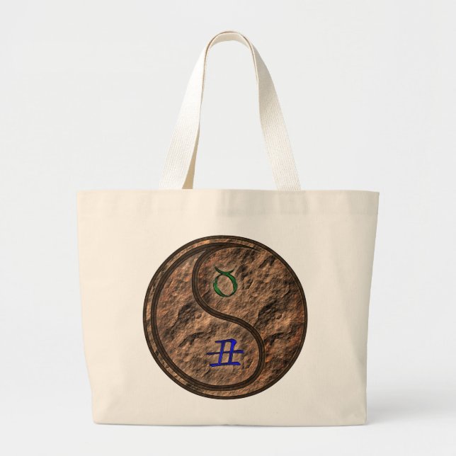 Grand Tote Bag Taurus et Ox de la Terre (Devant)
