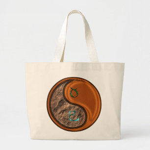 Grand Tote Bag Taurus et serpent à bois