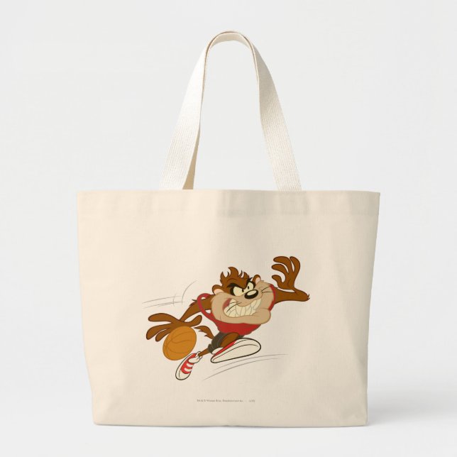 Grand Tote Bag TAZ™ le cyclone dribbleur (Devant)