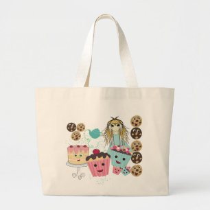 Grand Tote Bag Tea Party kawaii Cake