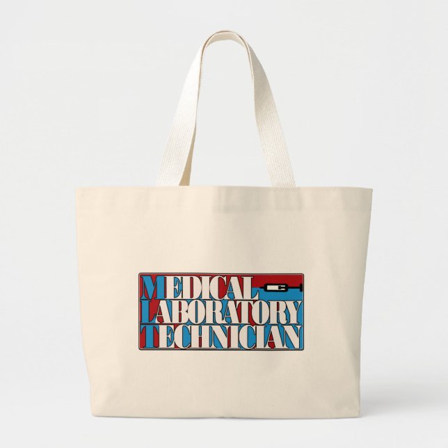 GRAND TOTE BAG TECHNICIEN EN LABORATOIRE MÉDICALE MLT TECHNIQUE E (Devant)