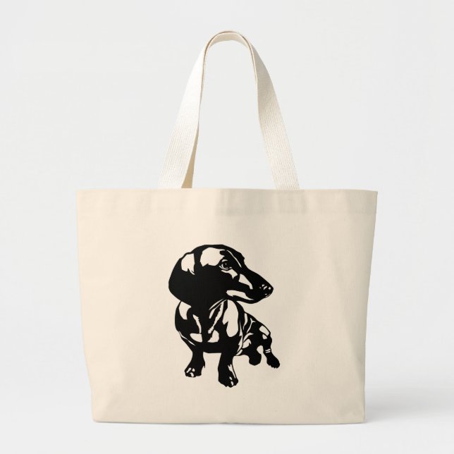 Grand Tote Bag Teckel (Devant)