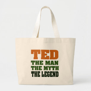 Grand Tote Bag TED - l'homme, le mythe, la légende