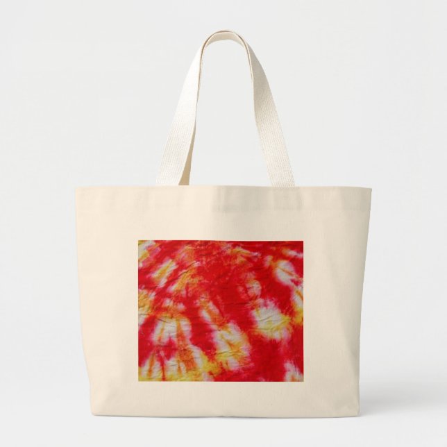 Grand Tote Bag Teignez en nouant la conception (Devant)