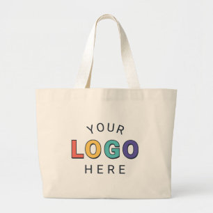 Grand Tote Bag Téléchargez le logo de votre entreprise