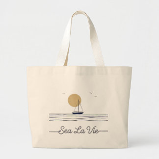 Grand Tote Bag Telle est la vie