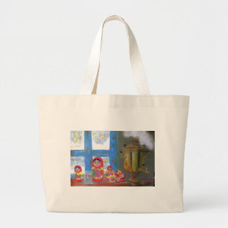 Grand Tote Bag temps russe de thé