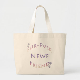 Grand Tote Bag Terre-Neuve Fur ever Friend