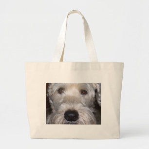 Grand Tote Bag Terrier blond comme les blés doucement enduit
